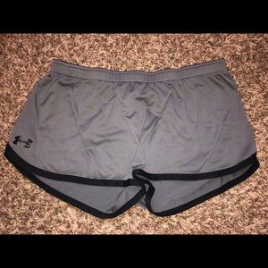 NWOT Grey & Black Under Armour Shorts